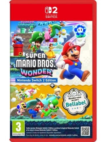 Super Mario Bros. Wonder - Nintendo Switch 2 Edition + Rendez-vous au parc Bellabel
