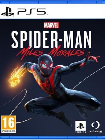 Jaquette Marvels Spider man Miles Morales sur PS5