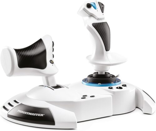 Joystick Thrustmaster Hotas One MSFS pour Xbox Series X/S et PC Blanc et noir