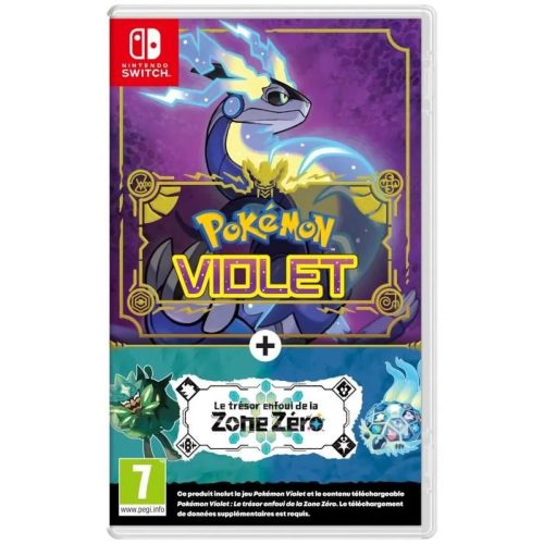 Pokemon Violet + Pass D&rsquo;extension Le Trésor Enfoui De La Zone Zéro SWITCH