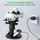 Support de Charge et de Rangement pour Casque VR – Accueille le Casque et les Manettes – Pour Quest 2/Quest 3