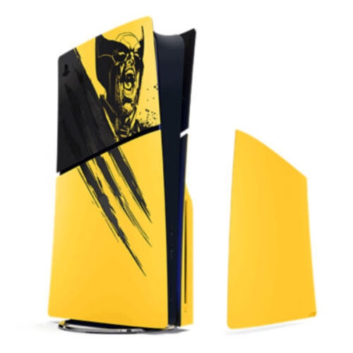 PS5® Console Covers (model group – slim) – Marvel's Wolverine Battle Yellow Limited Edition – PS5